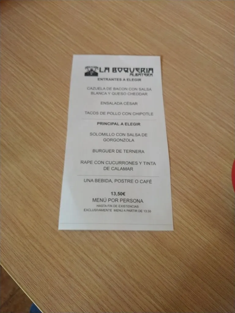 Menu_Restaurante La Boquería_Albatera_image_1