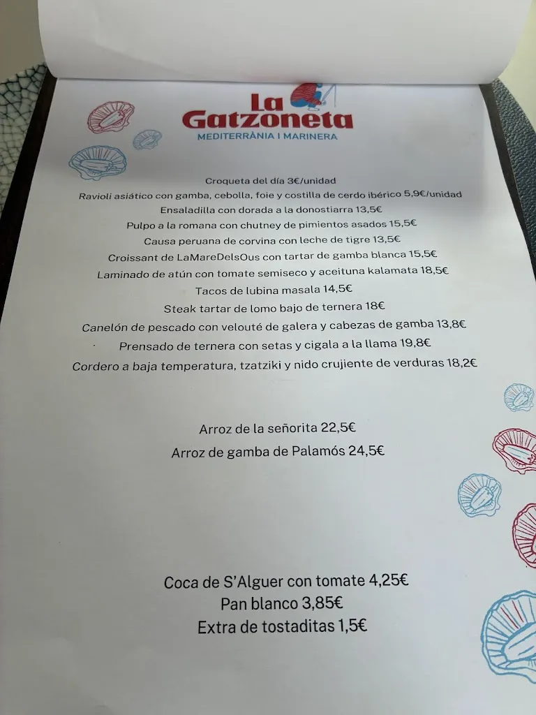 Menu_La Gatzoneta_Palamós_image_1
