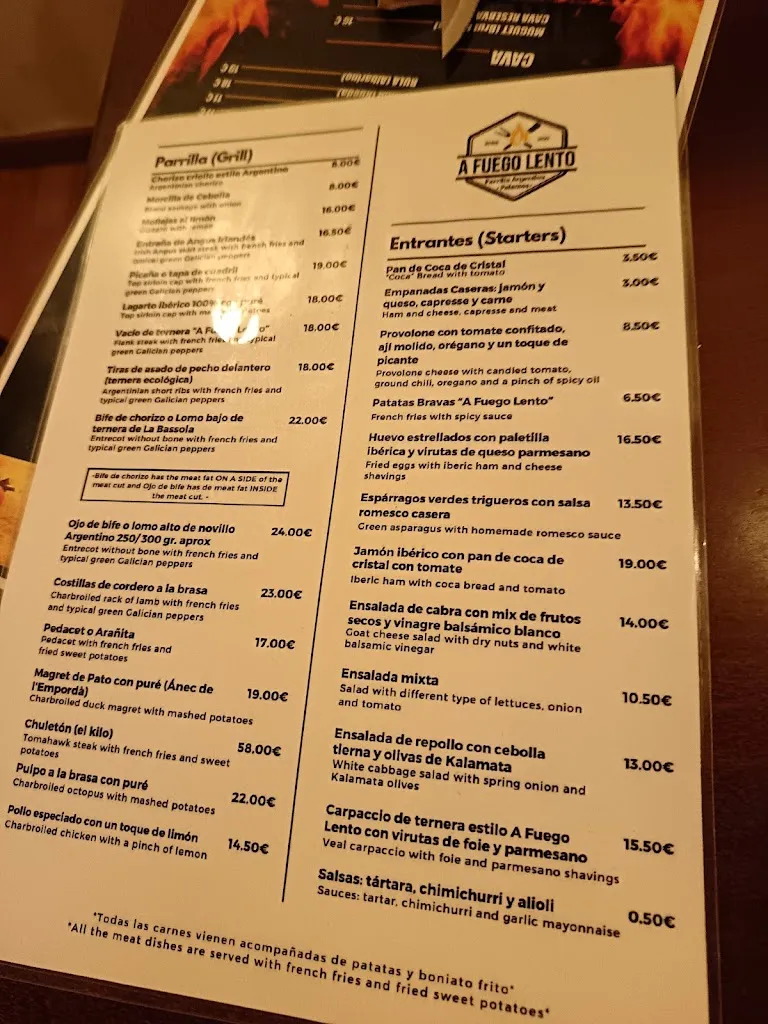 Menu_A Fuego Lento_Palamós_immagine_1