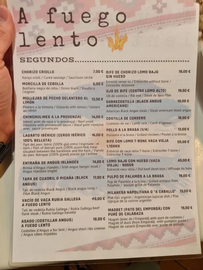 Menu_A Fuego Lento_Palamós_immagine_3
