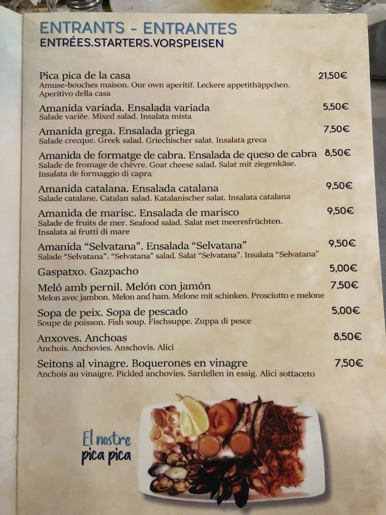 La Selvatana restaurant in Palamós