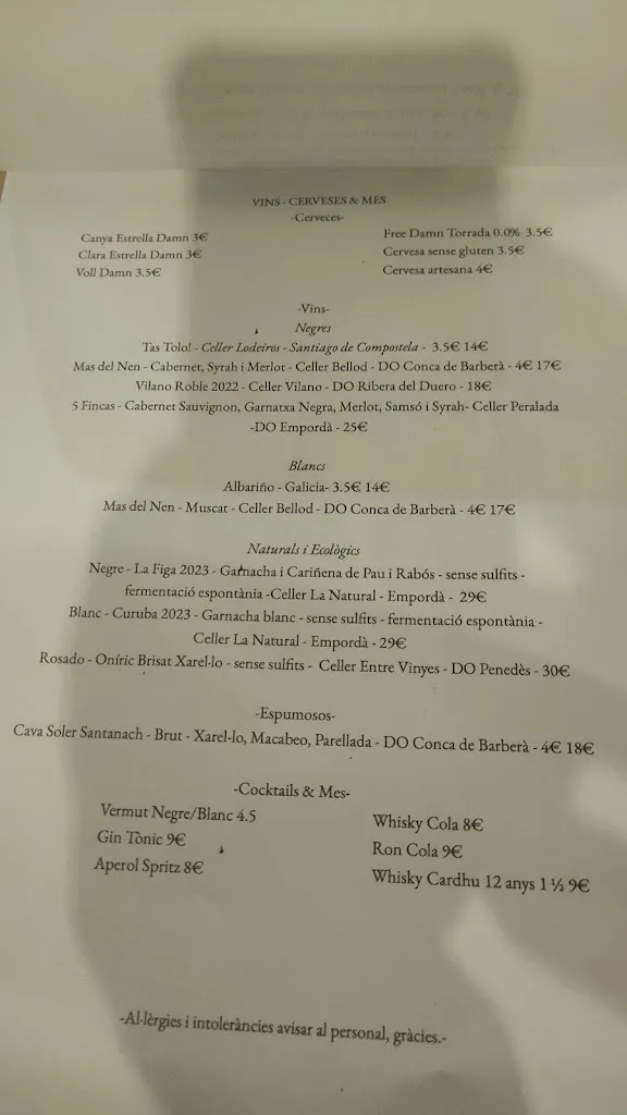 Menü_Winet Nömada_Palamós_Bild_1