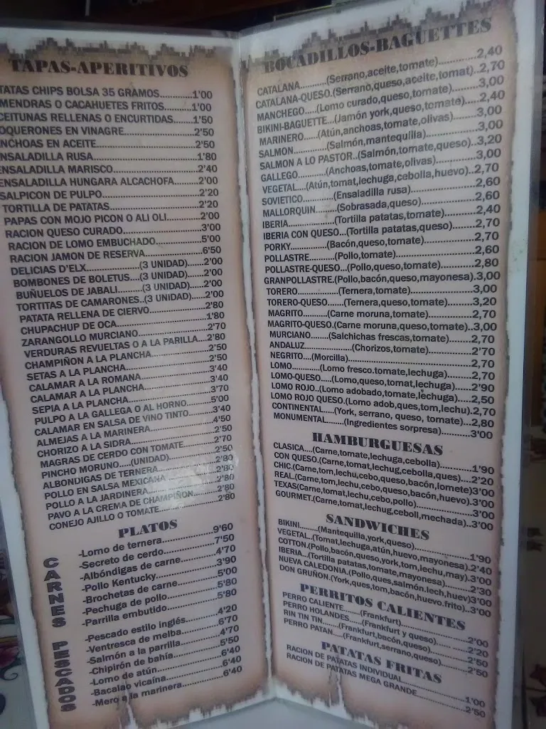 Menu_Mesón Don Gruñón_Albatera_image_1