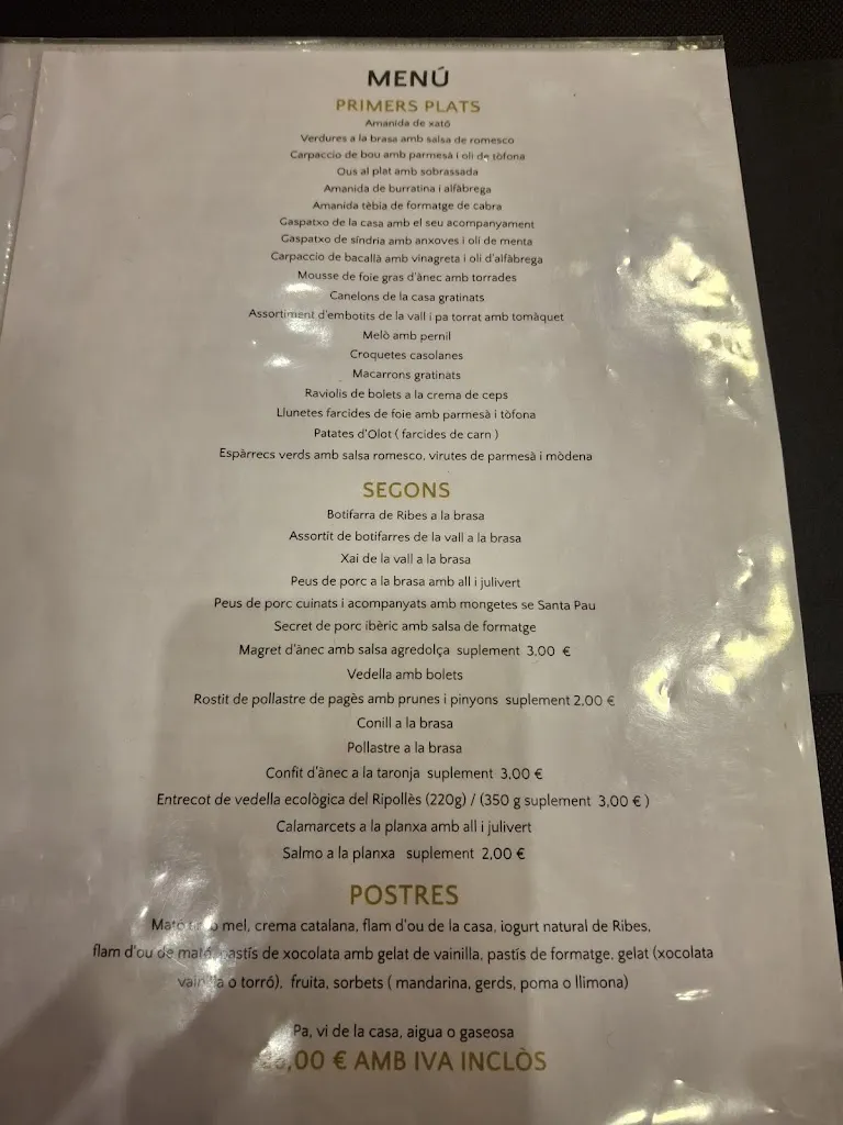 Menu_Restaurant Can Cesc_Ribes de Freser_immagine_4