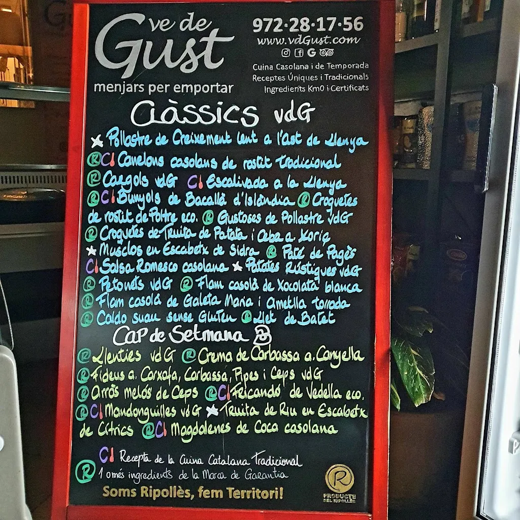 Menu_ve de Gust · menjars per emportar_Ribes de Freser_immagine_2