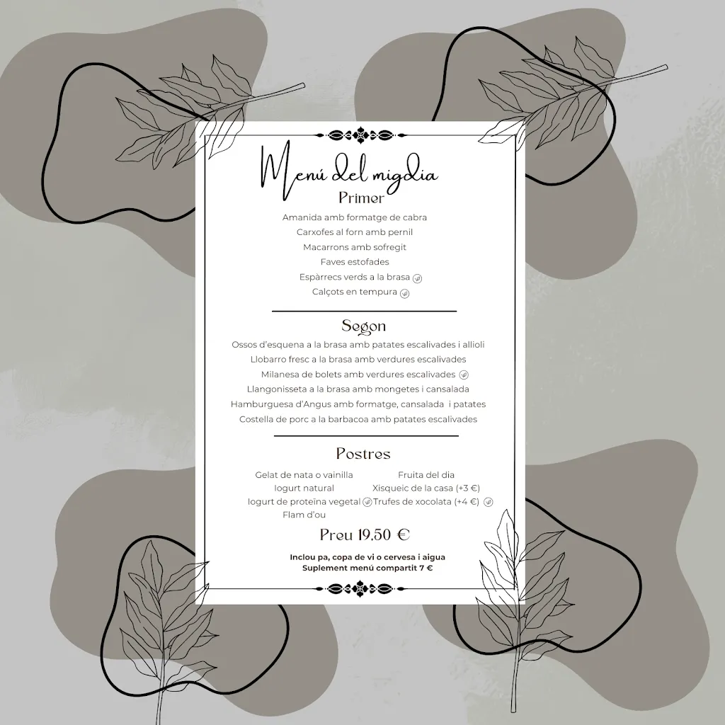 Menu_La Tinto de Ribes_Ribes de Freser_image_1