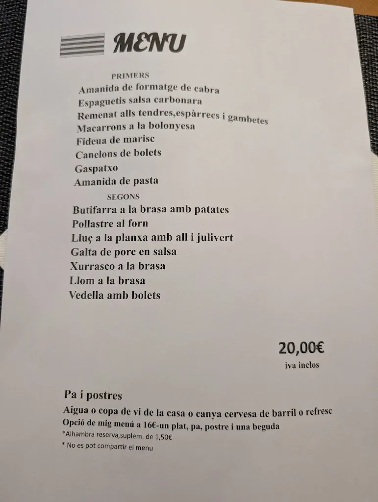 Menu_La Cuineta de Ribes_Ribes de Freser_image_1