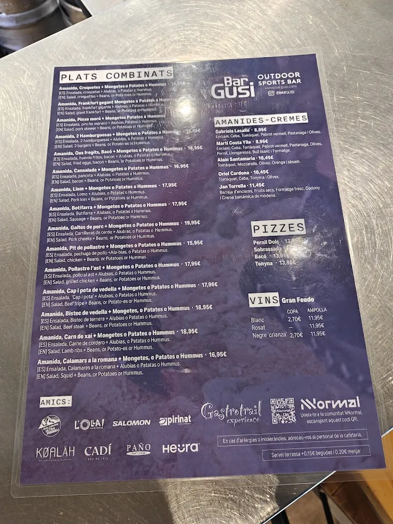 Menu_Bar Gusi Outdoor Sports_Ribes de Freser_image_1