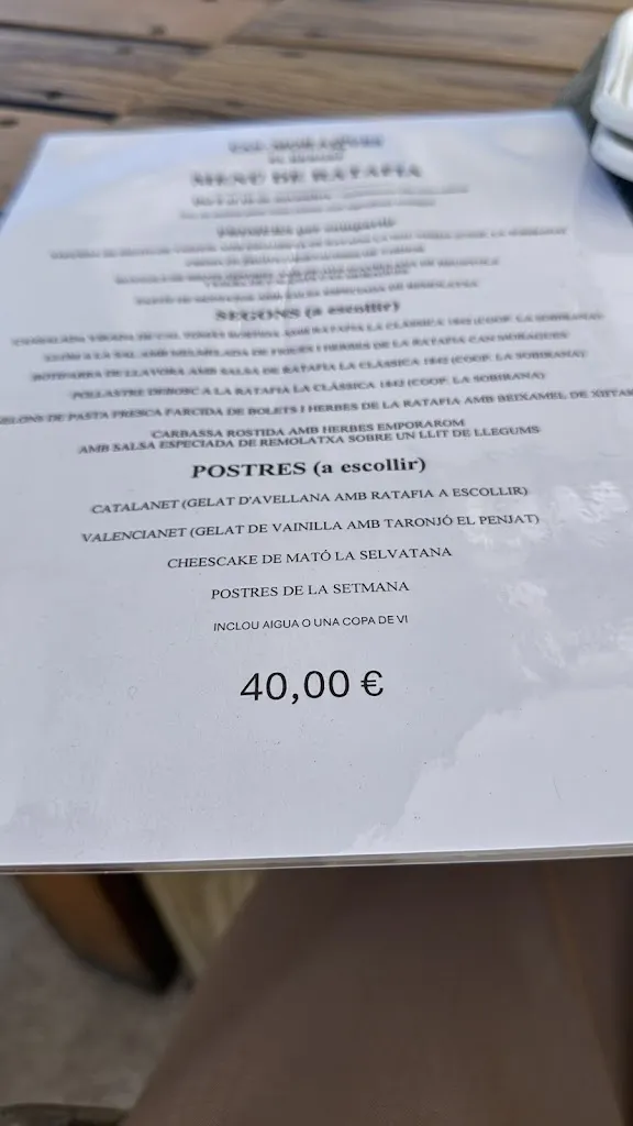 Menu_El Rebost de Can Moragues_Riudarenes_image_2