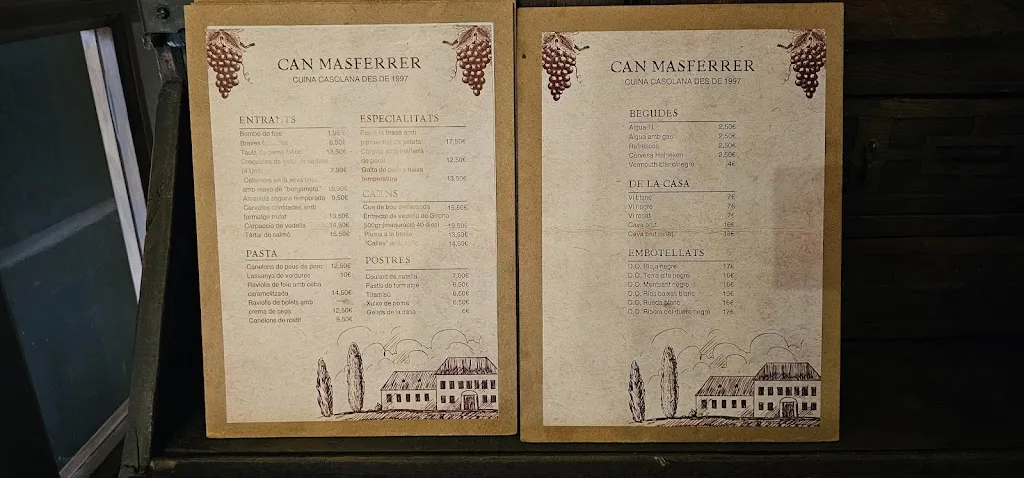 Menu_Can Masferrer_Riudarenes_image_4