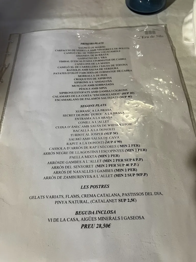 Menu_Restaurant l'Era de Sils_Riudarenes_image_2
