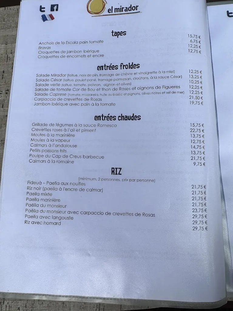 Menu_El Mirador de l'Almadrava_Roses_image_3