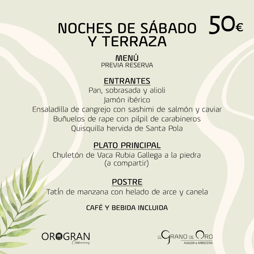 Menu_Restaurante El Grano De Oro_Albatera_immagine_1