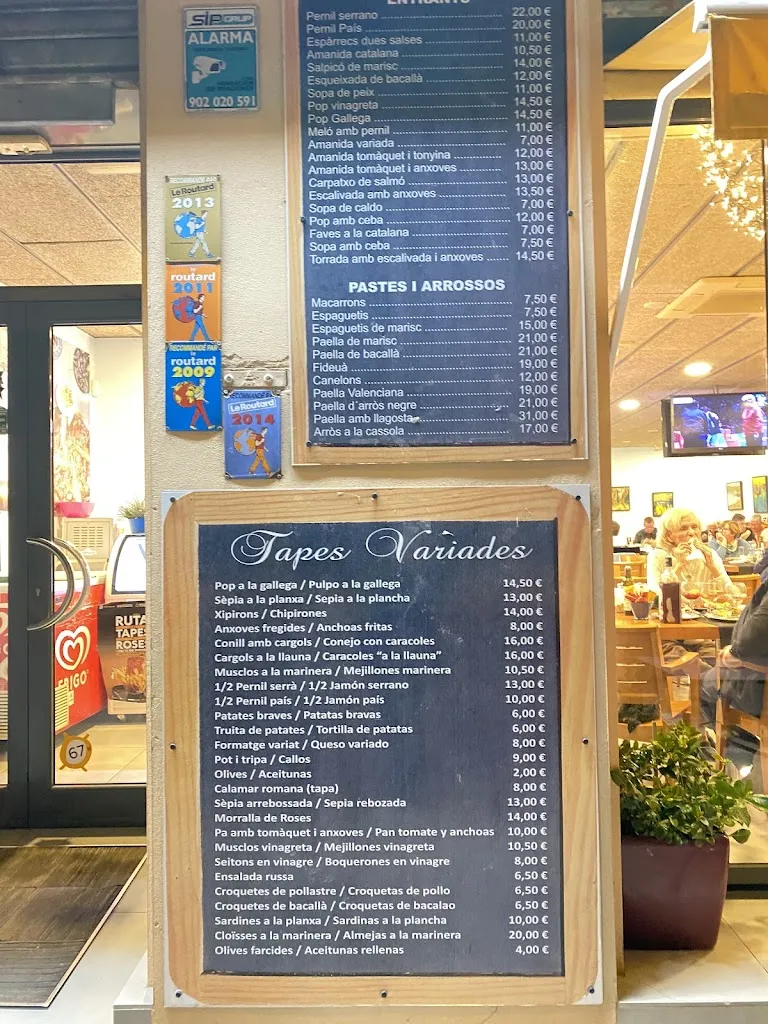 Menü_Restaurant Roc Fort_Roses_Bild_3