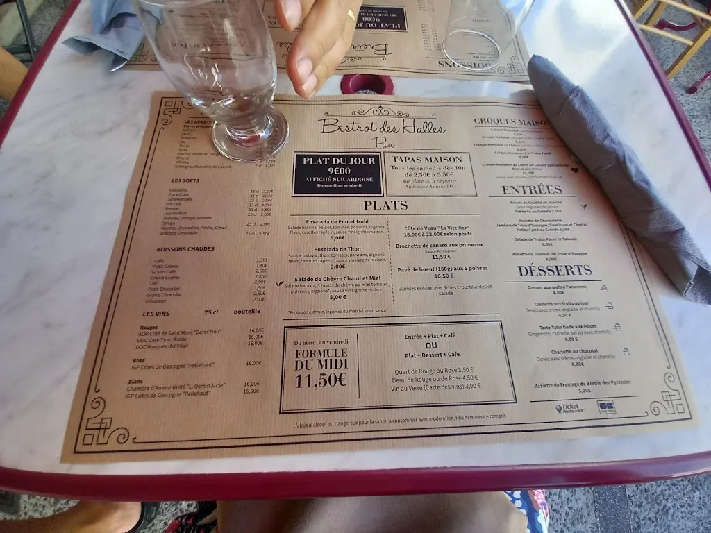 Menu_Bistrot des Halles - BDH_Pau_image_2