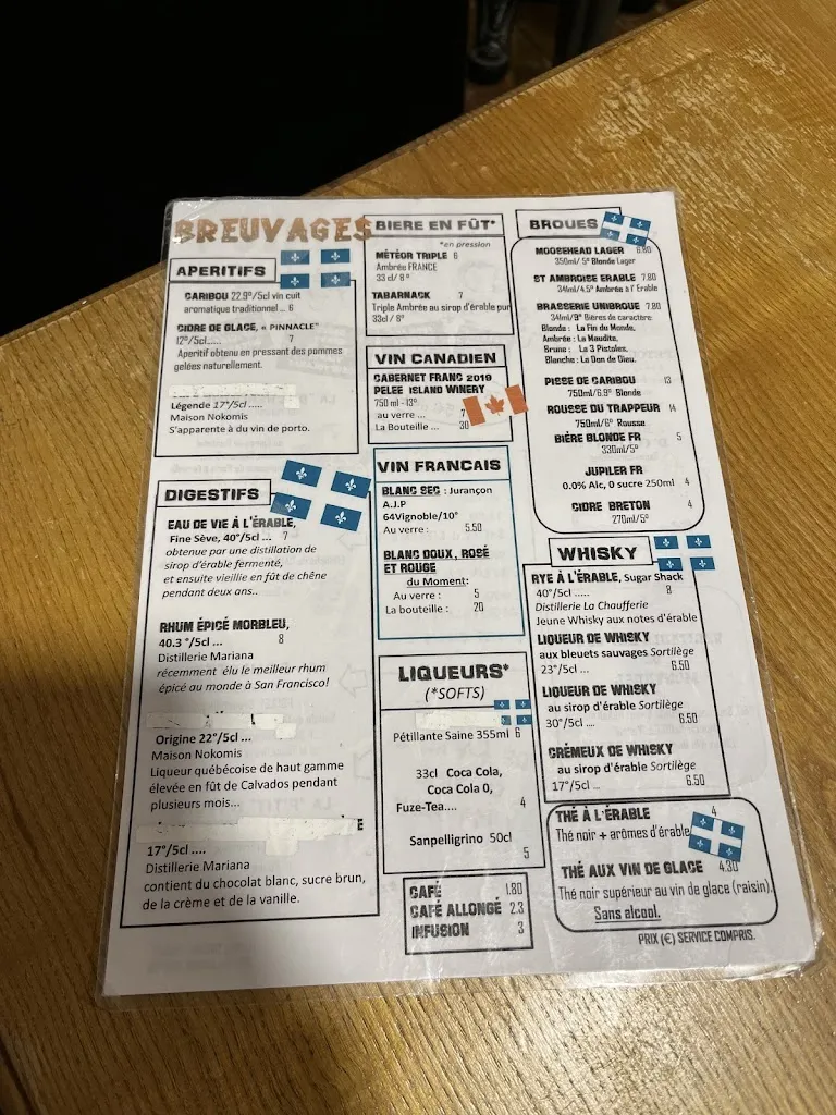 Menu_Ô Caribou_Pau_image_4