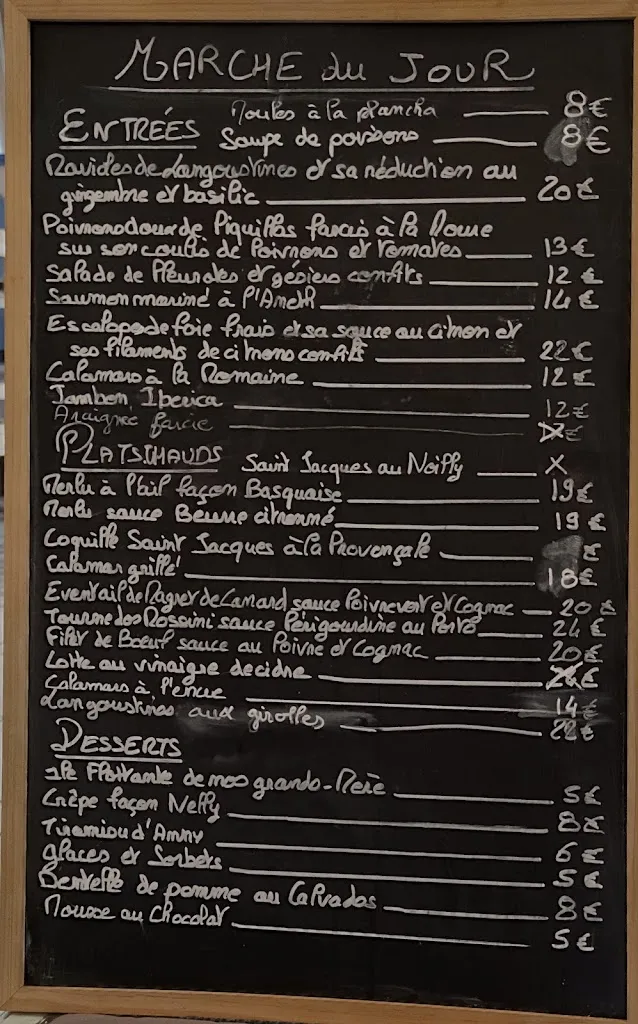 Menu_La Table d'Éric_Pau_immagine_2