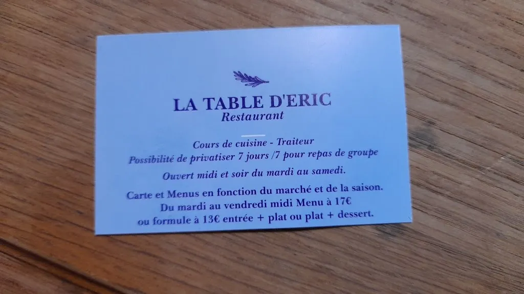 Menu_La Table d'Éric_Pau_immagine_4