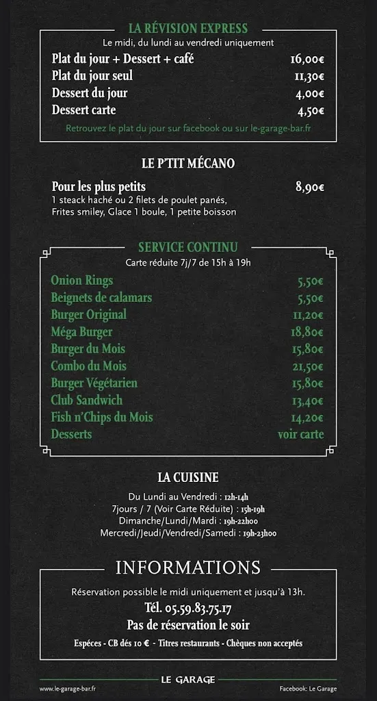 Menu_Le Garage_Pau_image_1