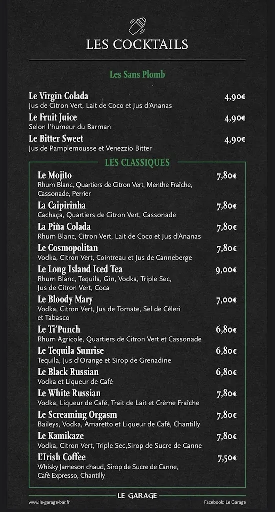 Menu_Le Garage_Pau_image_4