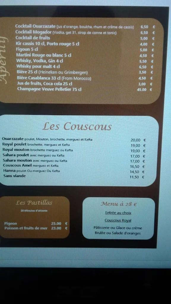Menu_Le Ouarzazate_Pau_image_3