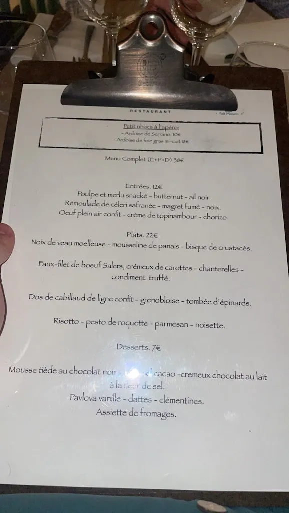 Menu_Les Pyrénées_Pau_image_3