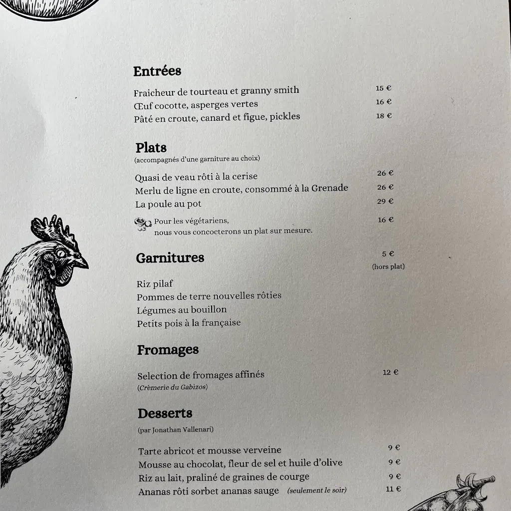 Menu_L'Ossau Restaurant_Pau_immagine_3