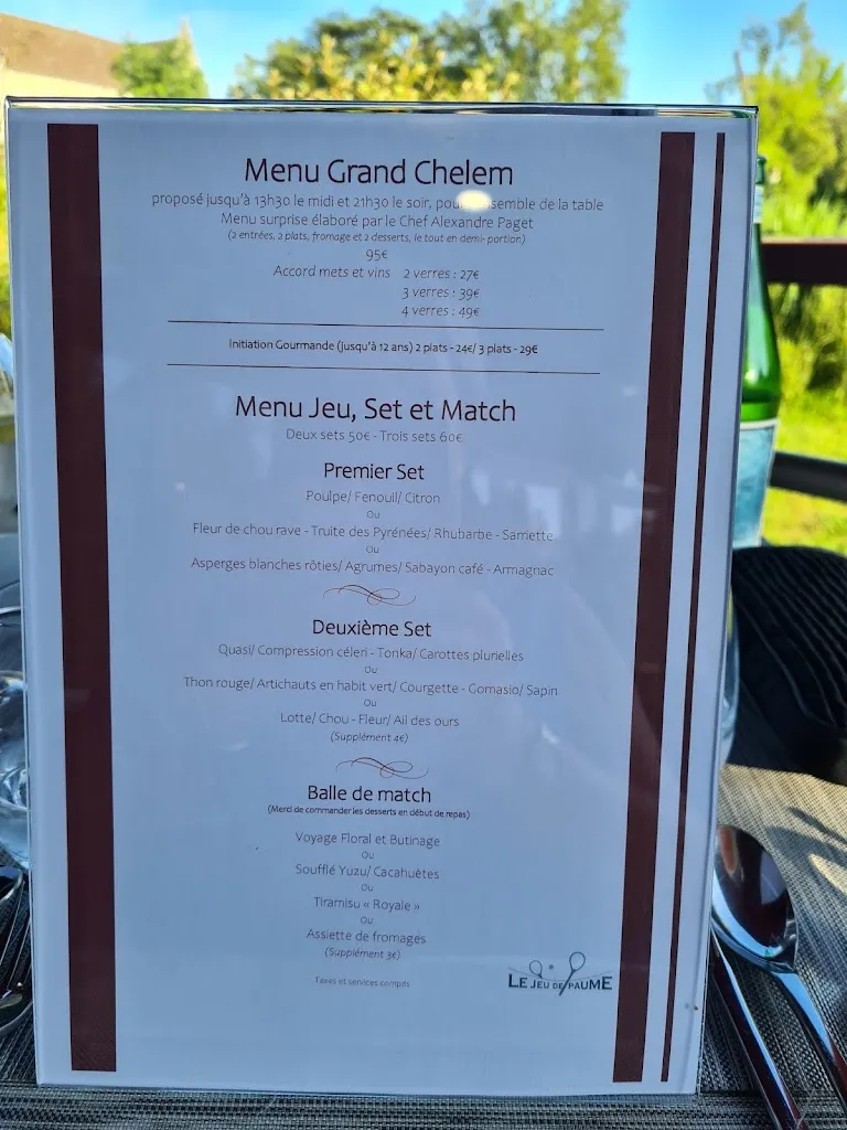 Menu_Le Jeu de Paume_Pau_image_1