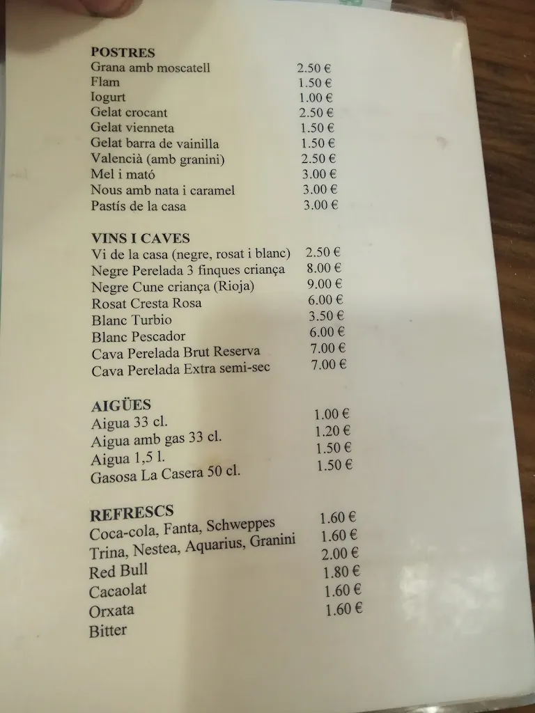 Menu_Bar El Revolt_Sant Jaume de Llierca_immagine_4