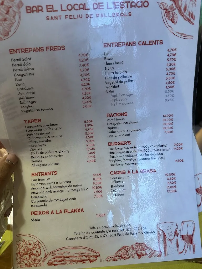 Menu_Bar - Oficina de Turisme L'Estació_Sant Feliu de Pallerols_image_3