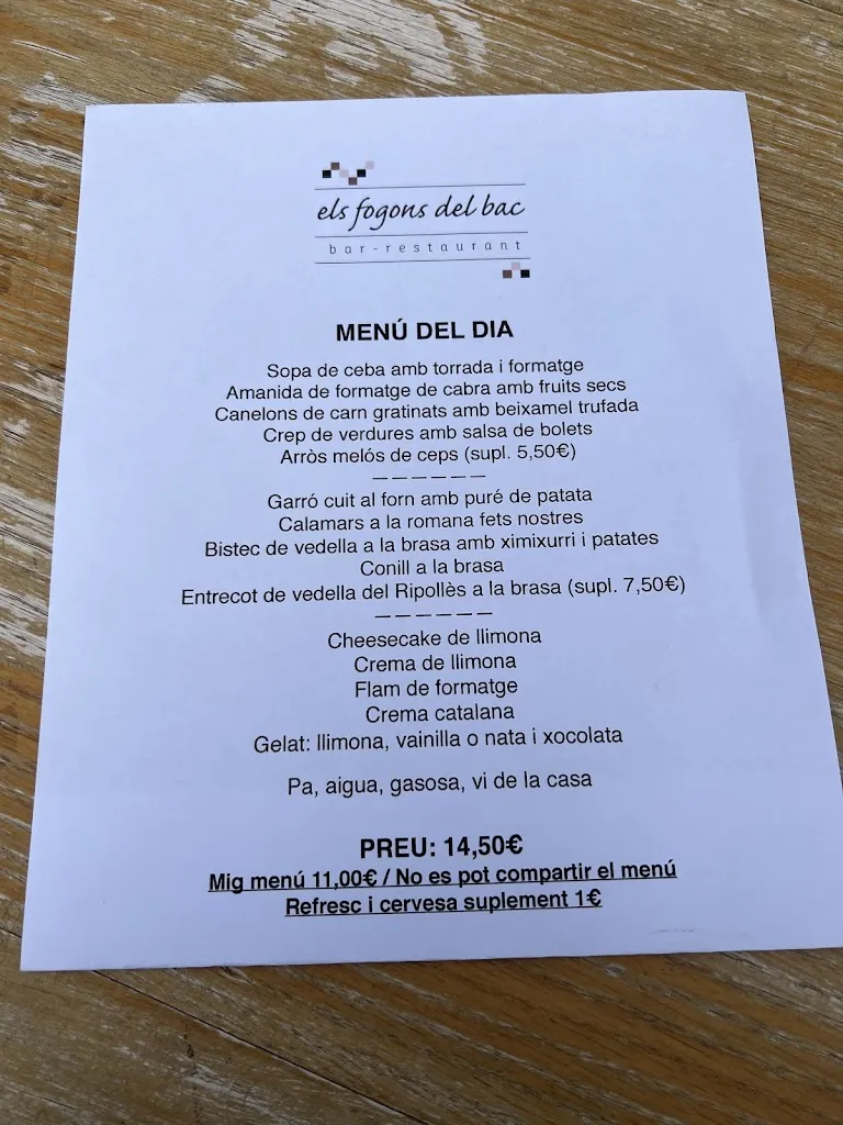 Menu_Els Fogons del Bac_Sant Joan de les Abadesses_image_3