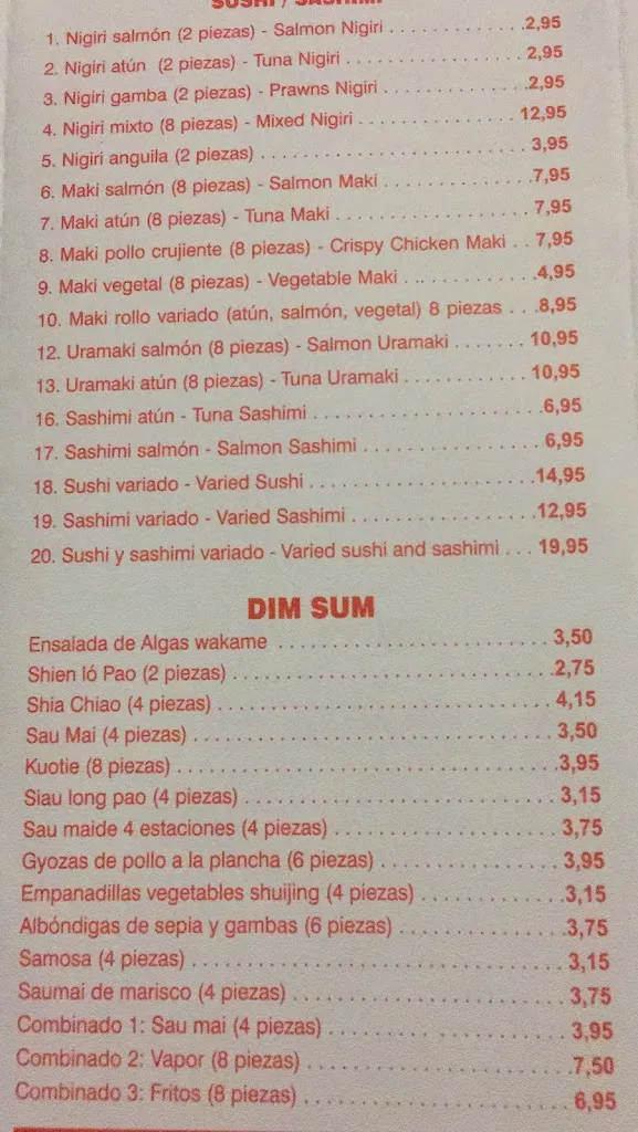 Menu_Shanghai Chinese Restaurant_Albatera_immagine_2