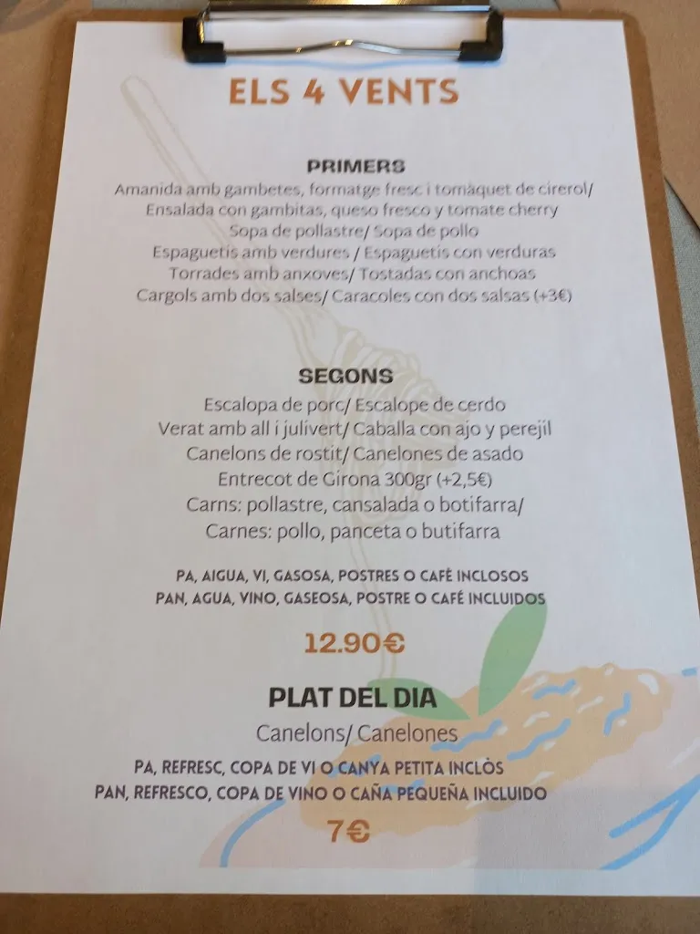 Menu_Restaurant Els 4 Vents_Sant Jordi Desvalls_image_3