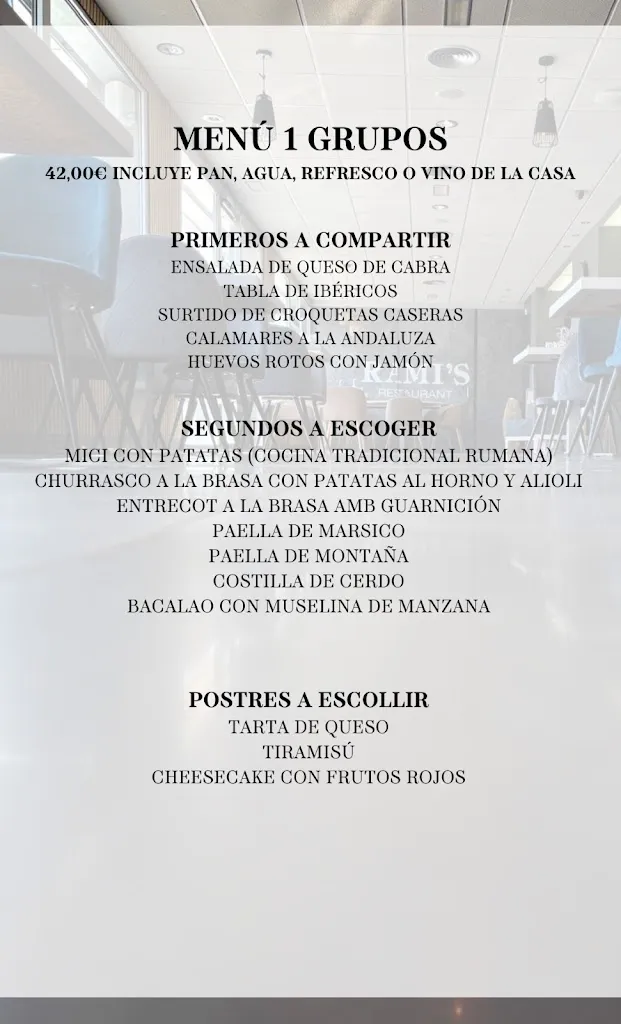 Menu_RAMI’S RESTAURANT_Sant Julià de Ramis_immagine_1