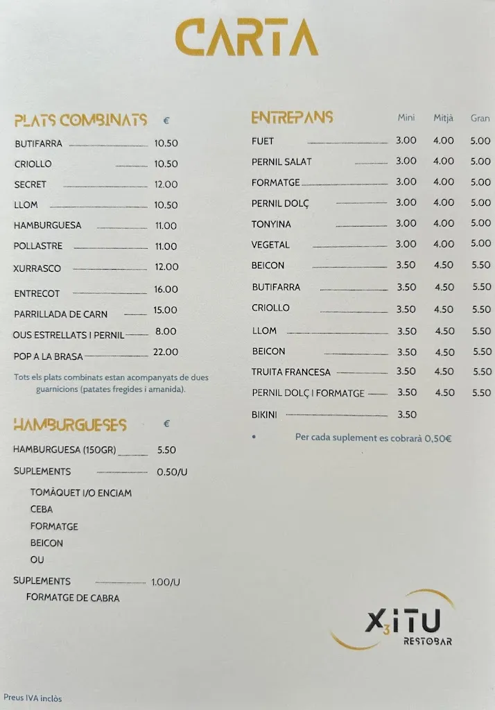 Menu_Xitu Restaurant_Sant Gregori_image_2