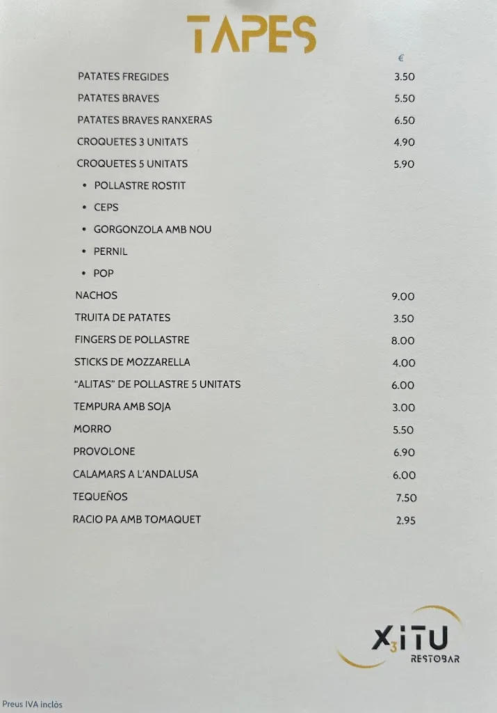 Menu_Xitu Restaurant_Sant Gregori_image_4