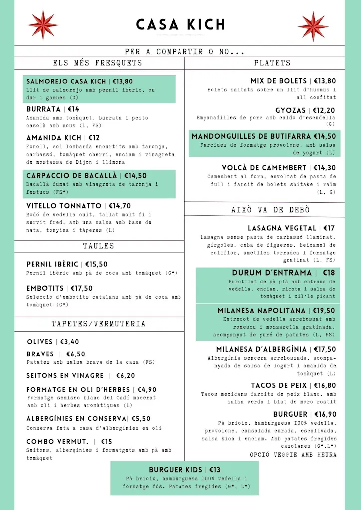 Menu_Casa Kich_Sant Gregori_image_1