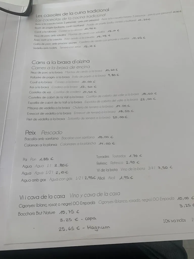 Menu_Restaurant Arnau Can Perot_Sant Martí de Llémena_image_2