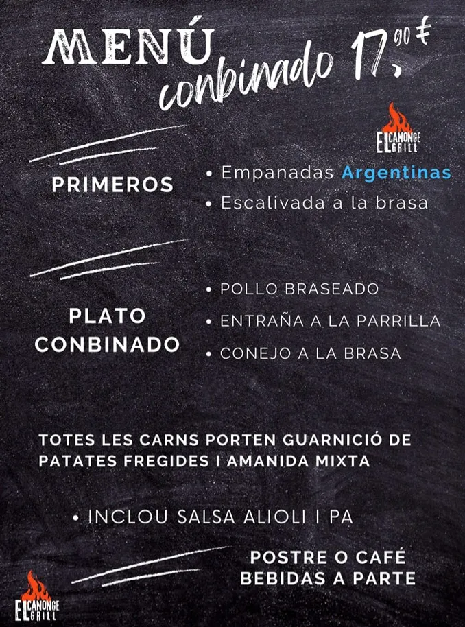 Menu_Restaurant El Canonge_Sant Llorenç de la Muga_image_1