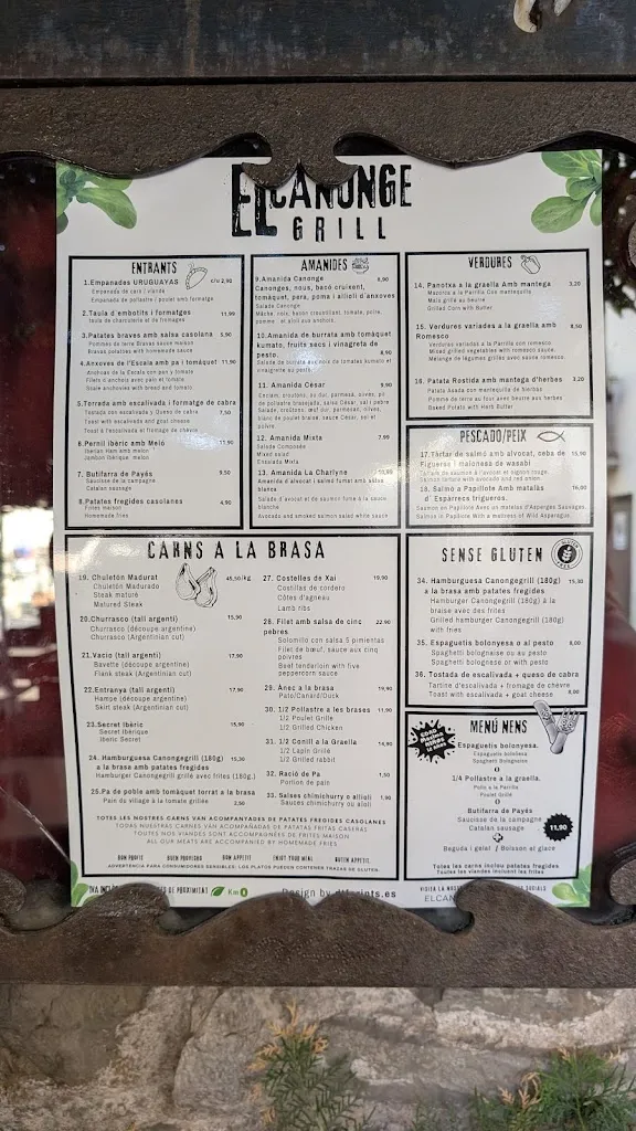 Menu_Restaurant El Canonge_Sant Llorenç de la Muga_image_3