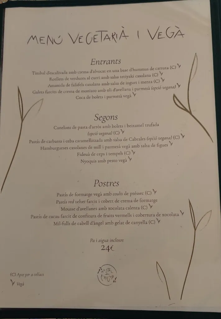 Menu_Hostal de l'Aigua_Sant Llorenç de la Muga_image_1