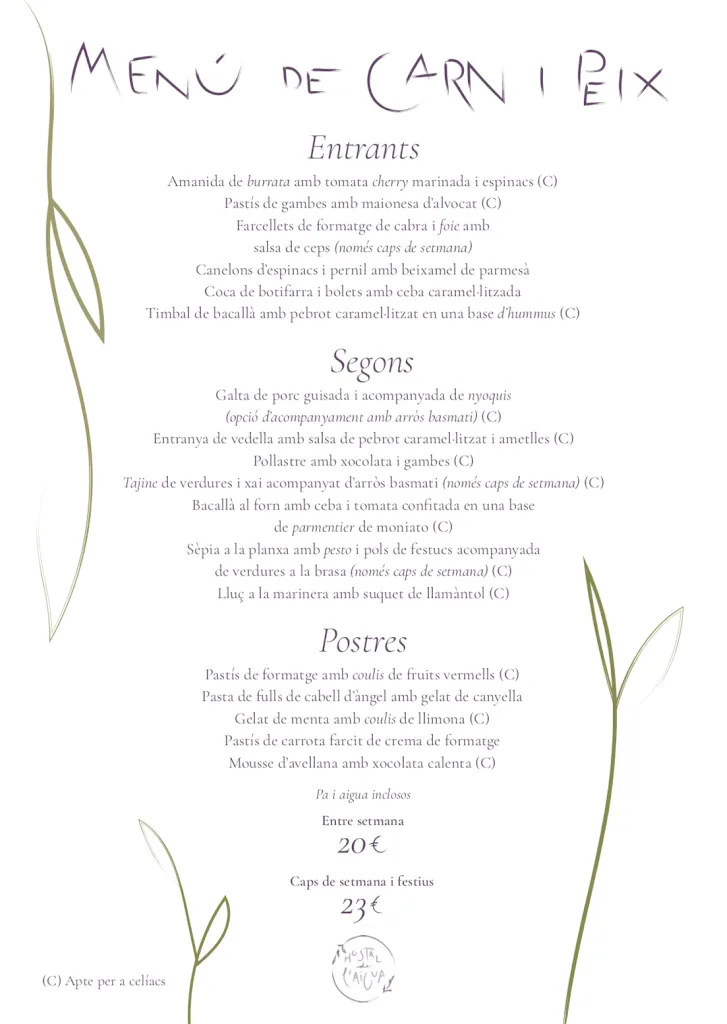 Menu_Hostal de l'Aigua_Sant Llorenç de la Muga_image_4