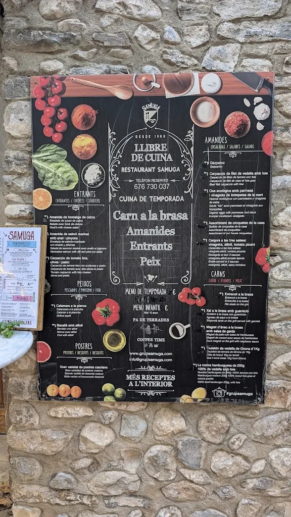 Menu_Samuga_Sant Llorenç de la Muga_image_1