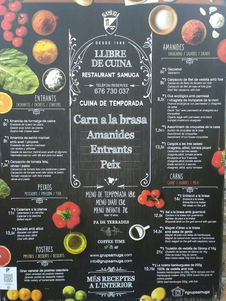 Menu_Samuga_Sant Llorenç de la Muga_image_3