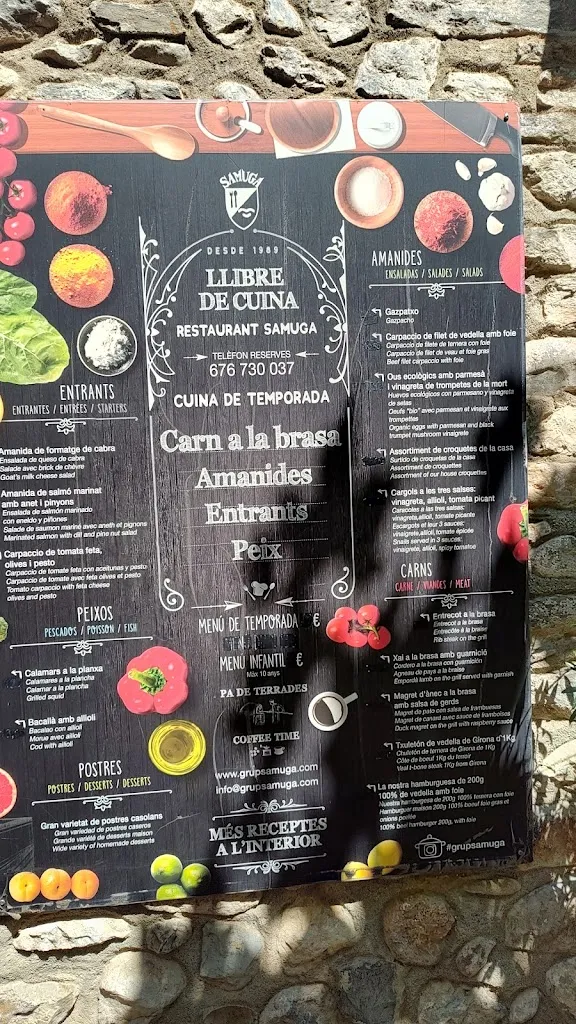 Menu_Samuga_Sant Llorenç de la Muga_image_4