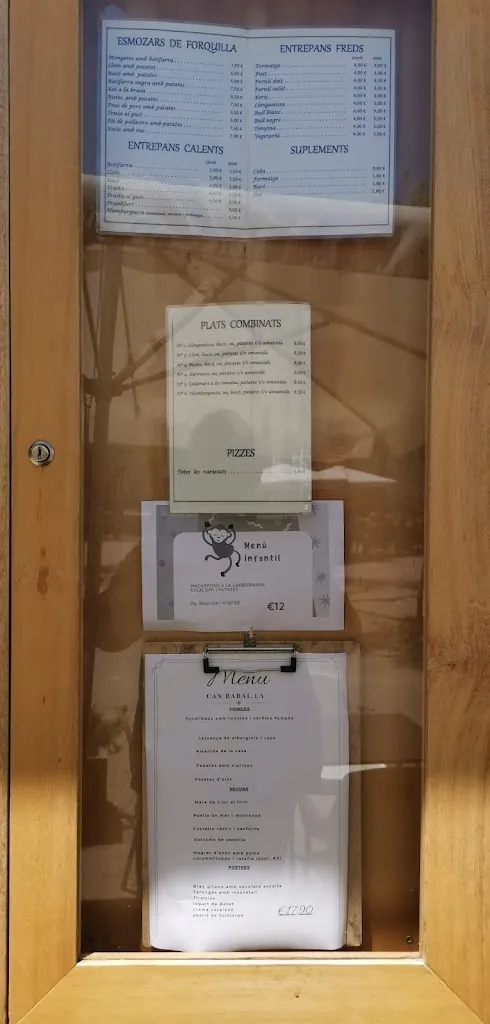 Menu_Hostal Restaurant Can Baral·la_Sant Pau de Segúries_immagine_2