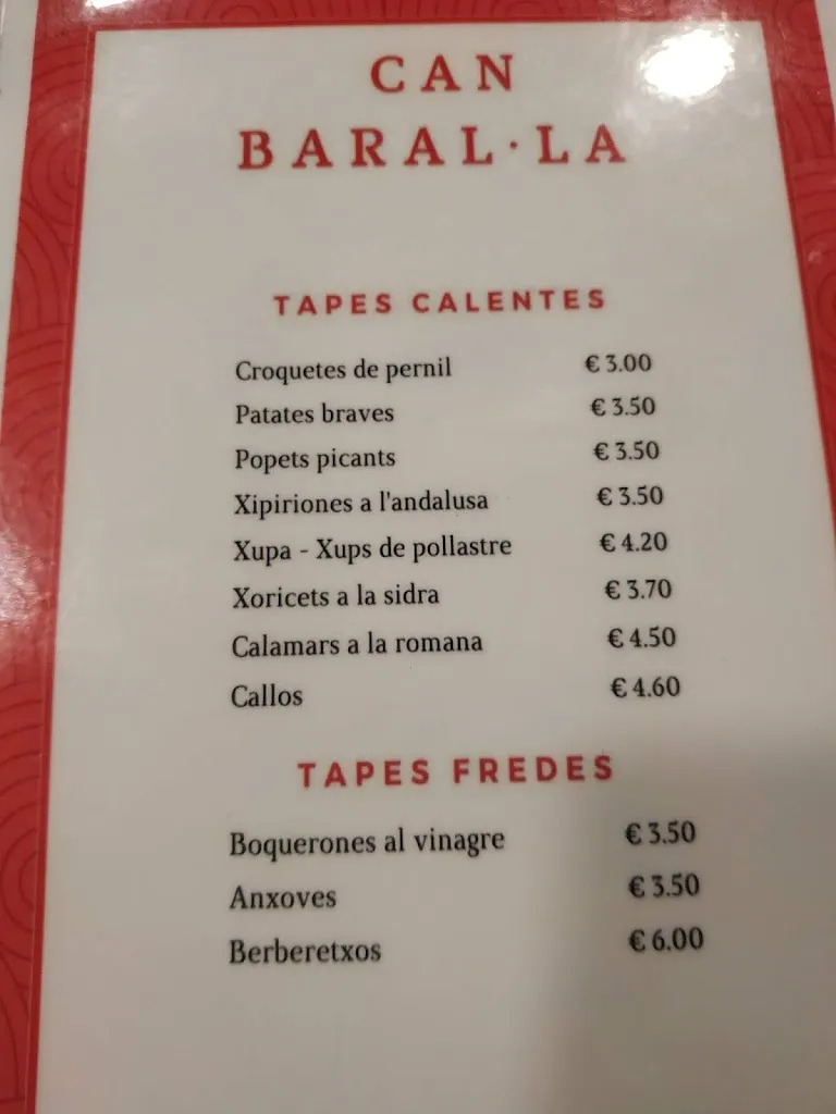 Menu_Hostal Restaurant Can Baral·la_Sant Pau de Segúries_immagine_4