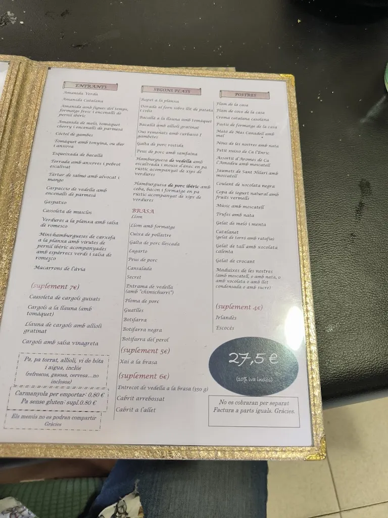 Menu_Restaurant Els Cortals_Sant Hilari Sacalm_image_2