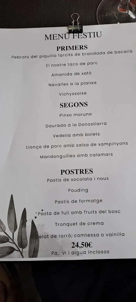 Menu_Restaurant Ca la Marta_Sant Hilari Sacalm_image_3