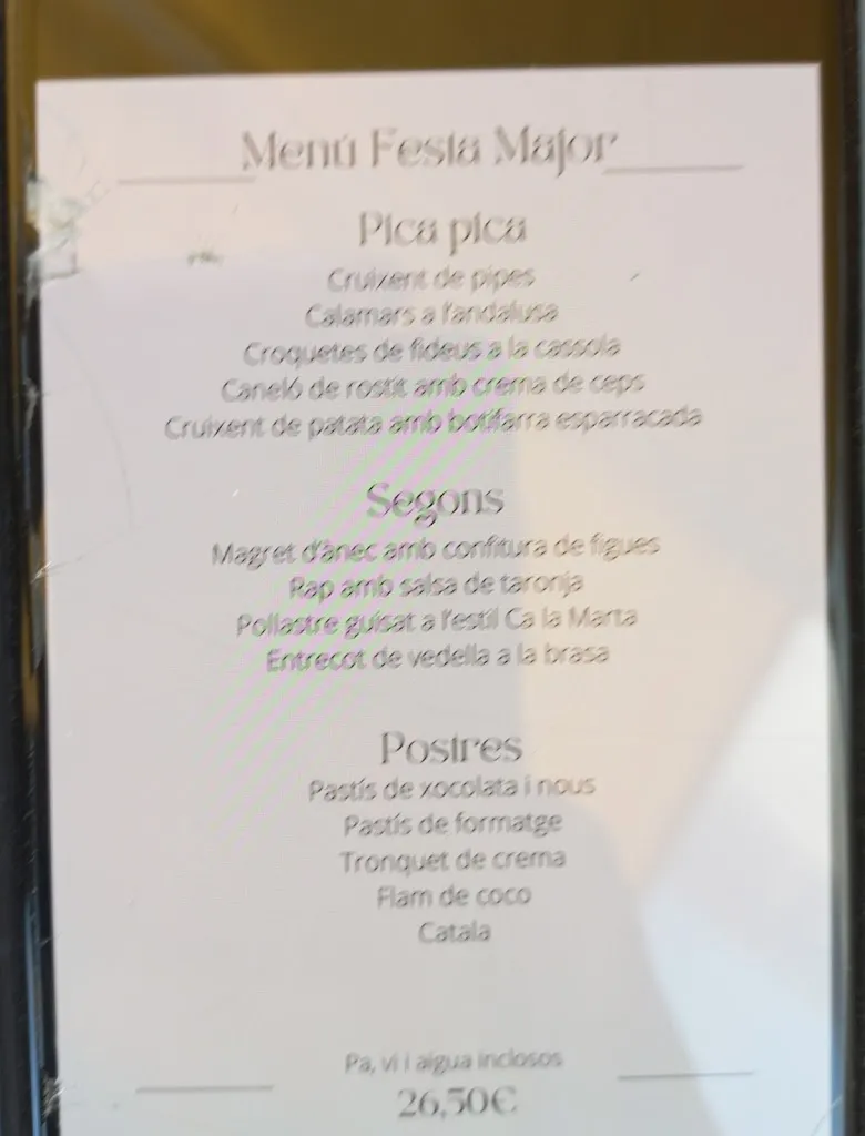 Menu_Restaurant Ca la Marta_Sant Hilari Sacalm_image_4